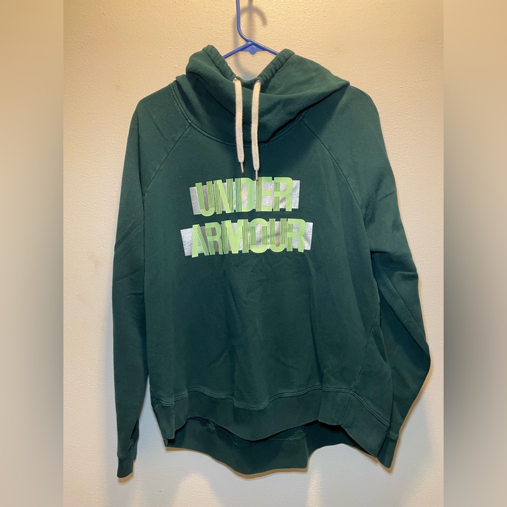 Women’s Dark Green Under Armour Hoodie XL
